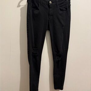 💙American Eagle Outfitters Distressed Black Skinny Jeans